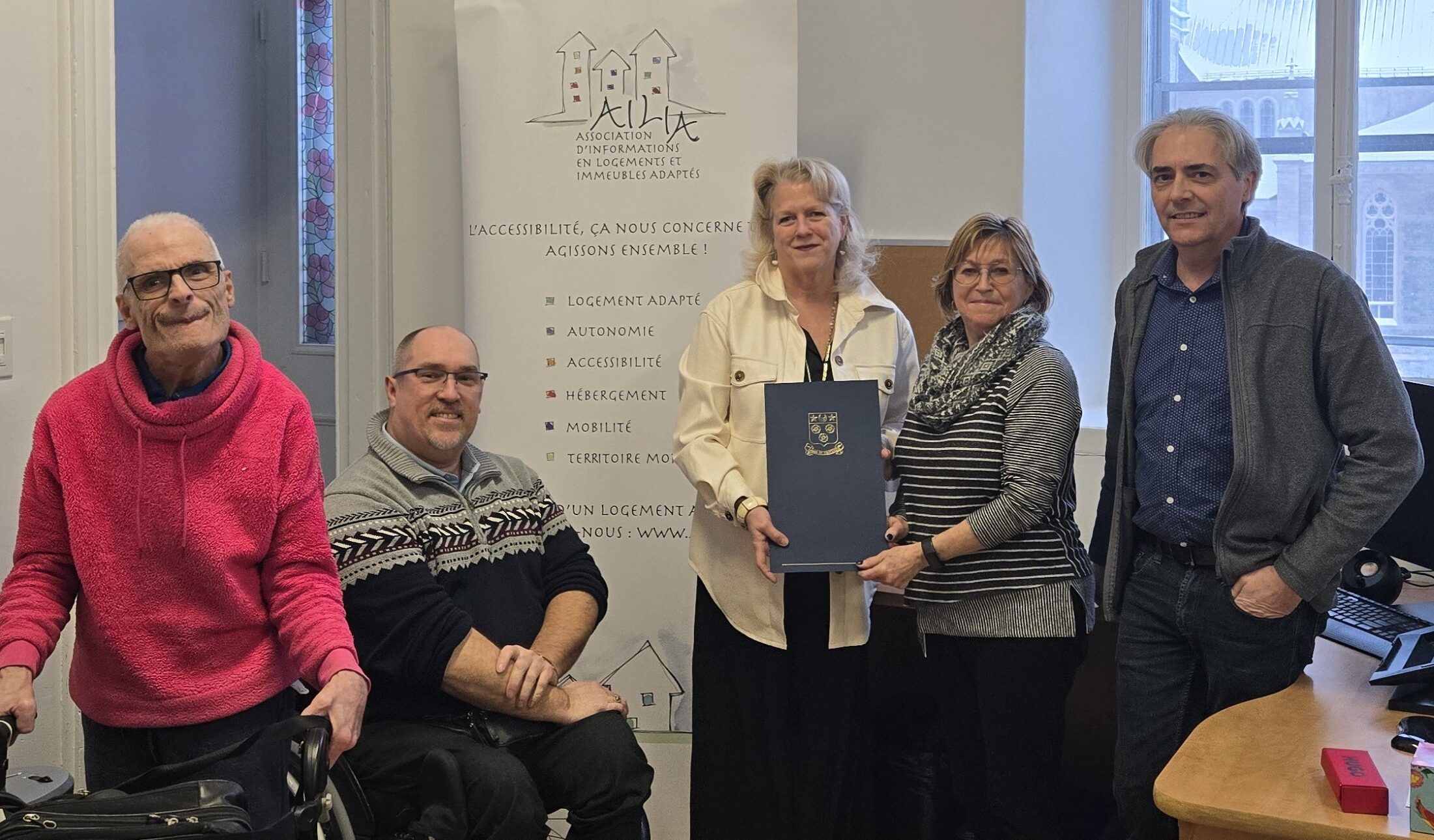 Certificat de reconnaissance de la Ville de Longueuil